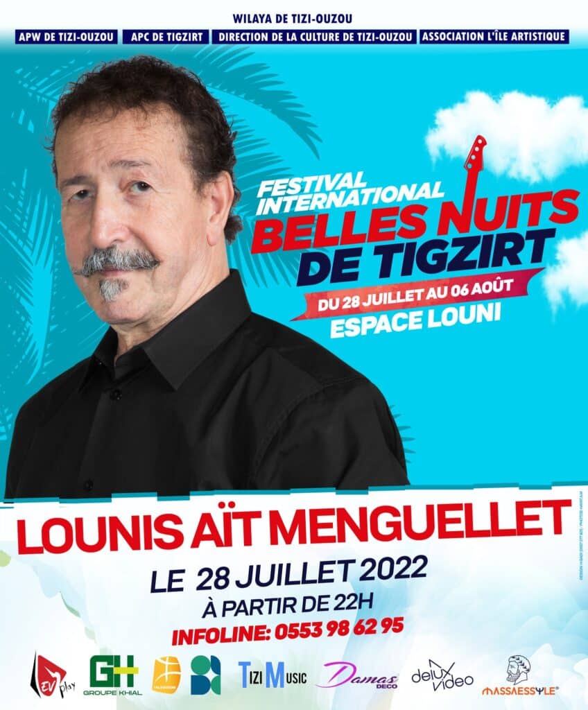Lounis Ait Menguellet, Tigzirt, 28 juillet 2022