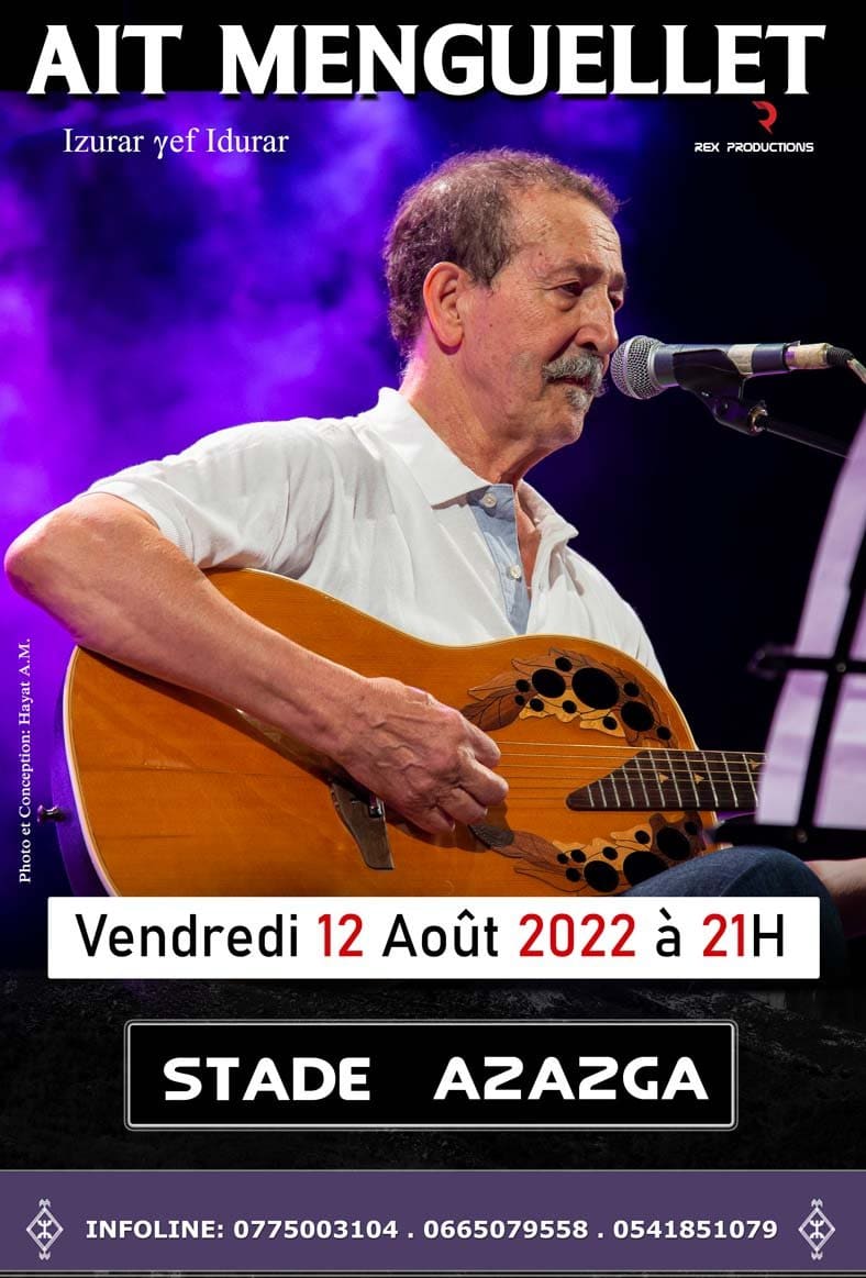 Lounis Ait Menguellet à Azazga le 12 ao^t 2022