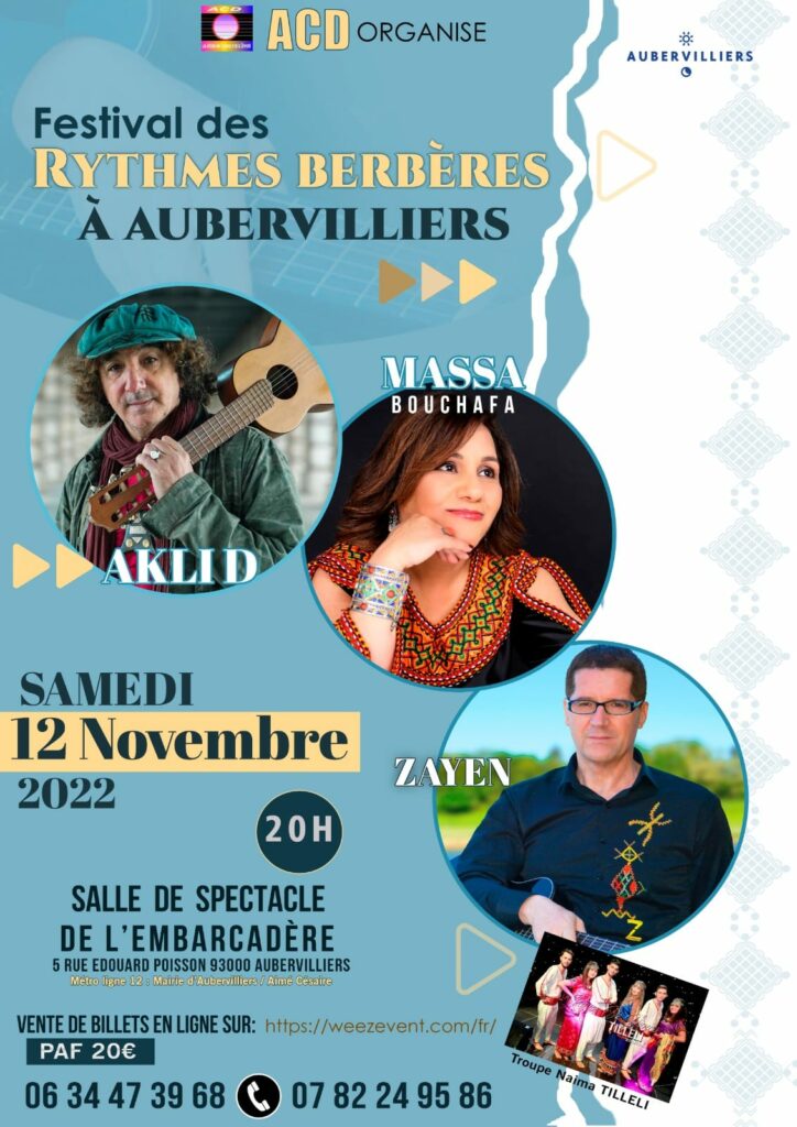 Akli D, Massa Bouchafa, Zayen - 12 novembre 2022 - Paris