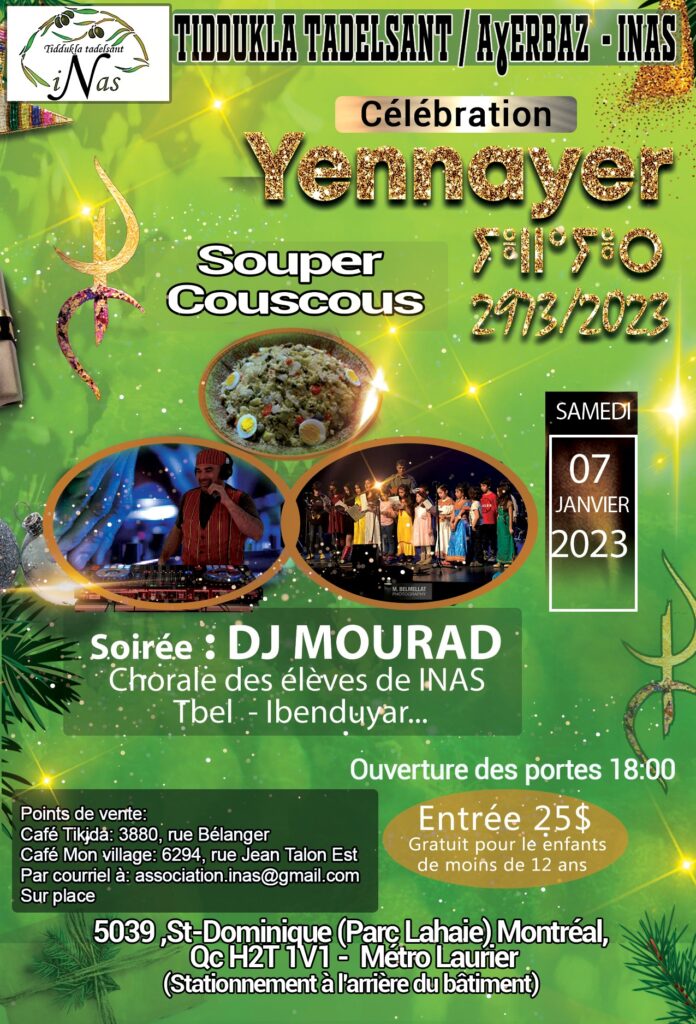 INAS -Yennayer 2023